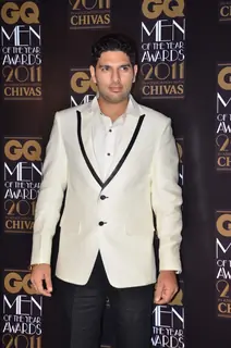 Yuvraj Singh at GQ celebrates its 3rd anniversary in India with the Men of the Year Awards