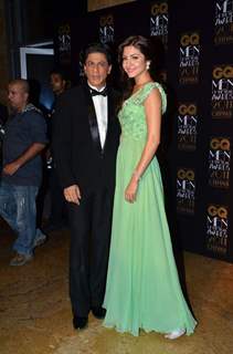 SRK with Anushka Sharma at GQ celebrates its 3rd anniversary in India with the Men of the Year Award