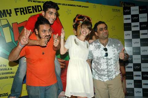 Kalki Koechlin, Kunal Ganjawala and Prateik Babbar at My Friend Pinto movie promotion event at Malad