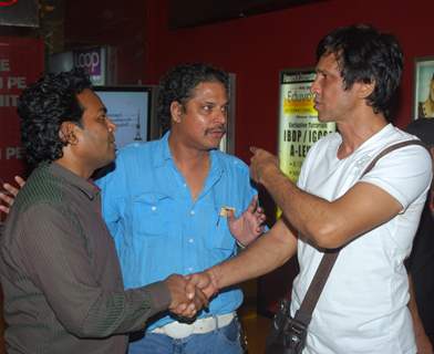 Girish Wankhede, Girish Ranade & Kay Kay Menon at Mahurat of Film A GOODNITE at Cinemax Versova