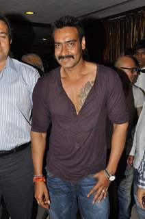 Ajay Devgan felicitated by Ex Mithibai College association headed by Krishna Hegde