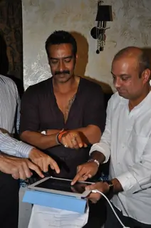 Ajay Devgn felicitated by Ex Mithibai College association headed by Krishna Hegde