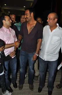 Ajay Devgn felicitated by Ex Mithibai College association headed by Krishna Hegde
