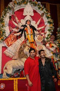 Celebs at Sarbojanin Durga Puja Pandal in Mumbai