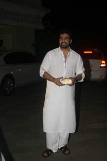 Raj Kundra grace Sanjay Dutt's Mata Ki Chowki in Bandra