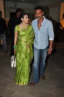 Kajol and Ajay Devgn grace Sanjay Dutt's Mata Ki Chowki in Bandra