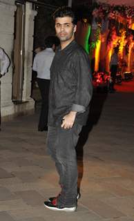 Karan Johar grace Sanjay Dutt's Mata Ki Chowki in Bandra