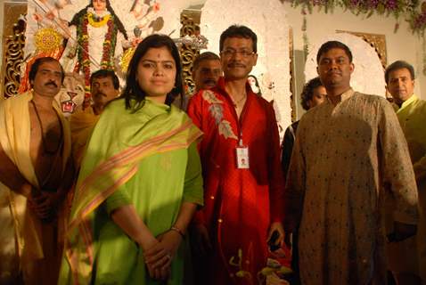 Celebs at Sarbojanik Shree Shree Durga Puja Committee 2011