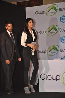 Shilpa Shetty during the launch of new website 'GroupHomeBuyers.Com' for home buyers at Hotel Novotel in Mumbai