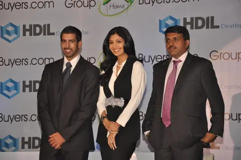 Shilpa Shetty during the launch of new website 'GroupHomeBuyers.Com' for home buyers at Hotel Novotel in Mumbai