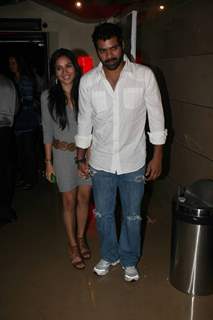 Shabbir Ahluwalia and Kanchi Kaul at Premiere of movie 'Love Breakups Zindagi' at PVR