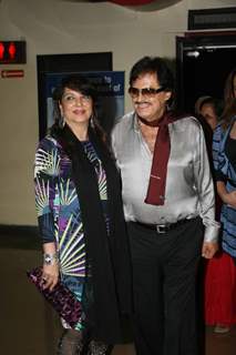 Sanjay Khan with wife at Premiere of movie 'Love Breakups Zindagi' at PVR