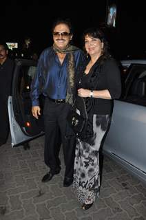 Sanjay Khan with wife at Success party of film 'Love Breakups Zindagi' at Aurus Pub in Juhu, Mumbai