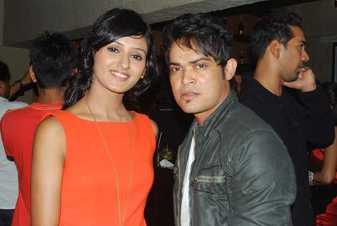 Kunwar Amar and Shakti Mohan at 100 episode completion of Dil Dostii Dance