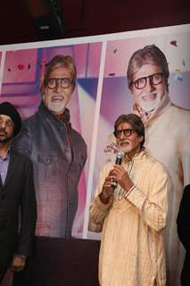 Amitabh Bachchan during the celebration of his birthday on the sets of Kaun Banega Crorepati in Mumbai