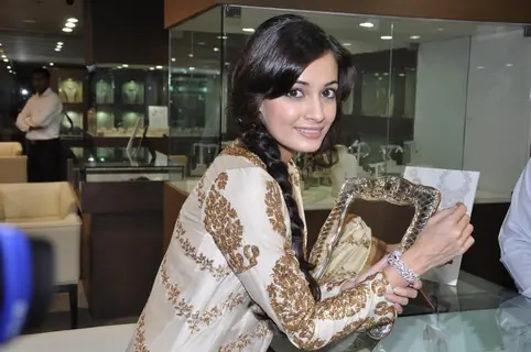 Dia Mirza during the unveiling of Gitanjali Group Alder & Roth's new collection in Mumbai