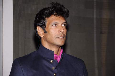 Milind Soman at Kingfisher Modelhunt Flag-off event in Mehboob, Mumbai