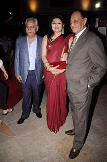 Kiran and Ramesh Sippy at Mumbai International Film Festival After Party in Sun N Sand at Juhu