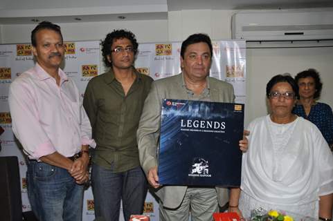 Rishi Kapoor launches Music CD compilation Legends Shammi Kapoor - 80 Glorious Years in Mumbai