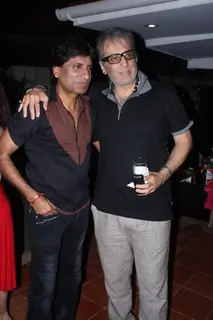 Aditya Raj Kapoor and Raju Shrivastav at Khushi Z Fashion Store launch in Juhu, Mumbai