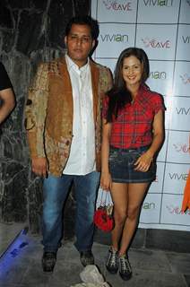 Mandeep Khurana with Nandini Singh at Grand launch of 'CAVE' in Mumbai a Sunken Bar and Cave Houses