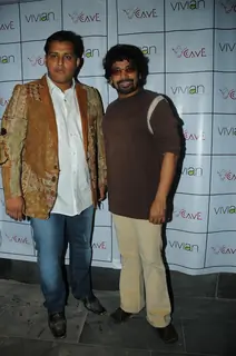 Mandeep Khurana with Longines Fernandes at Grand launch of 'CAVE' in Mumbai a Sunken Bar and Cave Ho