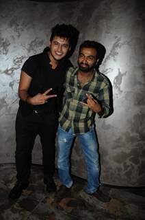 Aditya Singh Rajput with Pitobash at Grand launch of 'CAVE' for the first time in Mumbai