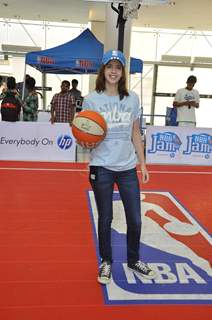 Kalki Koechlin at NBA Jam presented by HP at the R City Mall, Ghatkopar in Mumbai