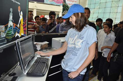 Kalki Koechlin at NBA Jam presented by HP at the R City Mall, Ghatkopar in Mumbai