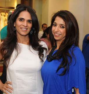 Anita Dongre with Krishika Lulla at launched of Anita Dongre desert cafe - Schokolaade at Khar