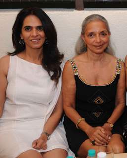 Anita Dongre with Monica Vazirali at launched of Anita Dongre desert cafe - Schokolaade at Khar