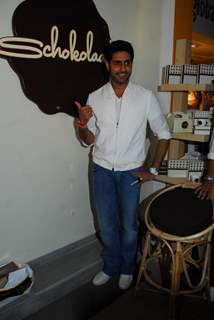 Abhishek Bachchan at launched of Anita Dongre desert cafe - Schokolaade at Khar Linking Road