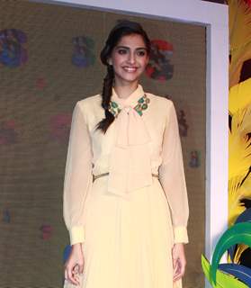 Sonam Kapoor at new range launch of Spice Mobiles at Hotel Grand Hyatt in Mumbai