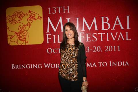 Olivia Harrison at on Day 7 of 13th Mumbai Film Festival