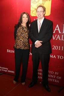 George Harrison with wife Olivia Harrison at on Day 7 of 13th Mumbai Film Festival