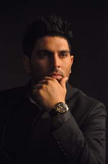 Indian cricketer Yuvraj Singh during the photo shoot for the ad campaign of luxury watch brand Ulysses Nardin in Mumbai. .