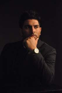 Indian cricketer Yuvraj Singh during the photo shoot for the ad campaign of luxury watch brand Ulysses Nardin in Mumbai. .