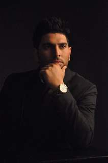 Indian cricketer Yuvraj Singh during the photo shoot for the ad campaign of luxury watch brand Ulysses Nardin in Mumbai. .
