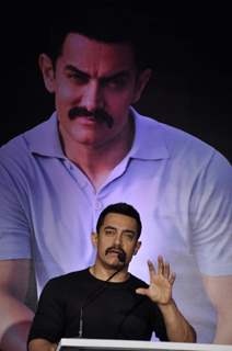 Aamir Khan at Star press meet. .