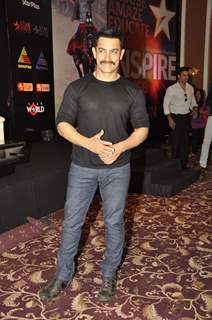 Aamir Khan at Star press meet. .