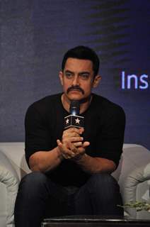 Aamir Khan at Star press meet to announced a unique new Star Plus project