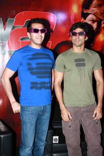 Ritesh Sidhwani and Farhan Akhtar at Press Conference of first look launch of Don 2