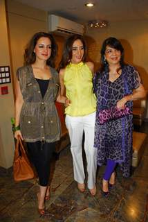 Laila Khan with Farah Ali Khan unviels her latest festive collection