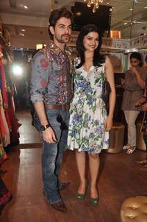 Prachi Desai and Neil Nitin Mukesh at the opening of Love and Latte coffee shop in Bandra