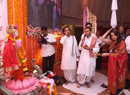 Mahima Chaudhry taking part in Diwali Muhurat Trading at the Bombay Stock Exchange(BSE) in Mumbai