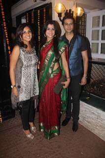 Munisha Khatwani, Apurva and Shilpa Saklani Agnihotri at Ekta Kapoor's Diwali Party