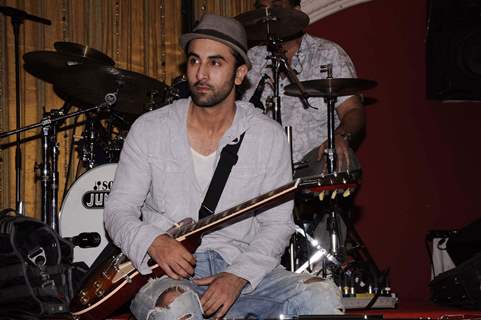 Ranbir Kapoor for the film 'Rockstar' concert press meet at Santacruz in Mumbai