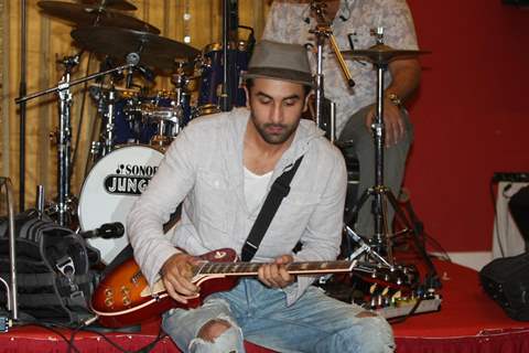 Ranbir Kapoor for the film 'Rockstar' concert press meet at Santacruz in Mumbai