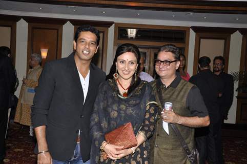 Vinay Pathak, Anup Soni and Juhi Babbar at the launch of Deepti Naval's book in Taj Land's End, Mumb