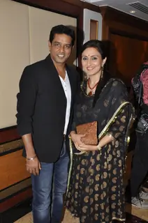 Anup Soni and Juhi Babbar at the launch of Deepti Naval's book in Taj Land's End, Mumbai